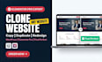 clone design wordpress website using elementor, elementor pro elementor expert