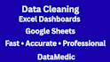 clean your excel data and create a professional dashboard