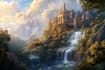 design amazing fantasy landscape