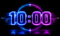 create countdown timer clock animation