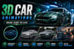 do 3d car animation, 3d animation, car animation, 3d car modelling, and 3d car