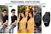 do professional photo background change and photo editing