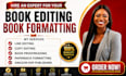 do book editing and formatting, developmental book editor, paperback formatting