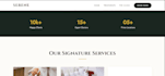 build a custom responsive medspa website using HTML CSS