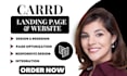 design carrd website design carrd landing page redesign carrd co website seo