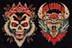 do unique illustration design a tattoo flash sheet