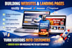 build weebly webself webador pagecloud products landing page website design