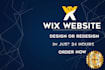 design or redesign a professional wix website