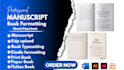 manuscript book formatting, amazon kdp upload, interior layout paperback ebook