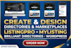 develop directory website using listingpro, mylisting or brilliant directory