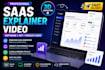 create saas explainer animation software demo video saas animation