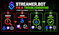 fix streamerbot obs and twitch automation issues fast