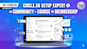 setup circle so circle community setup circle online course membership site
