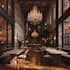 create render 3d interior, interior design,house, restaurant
