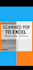 do fast and accurate PDF to excel data entry