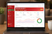 create a clean admin dashboard website