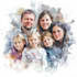 draw a wonderful family portrait