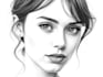 draw awesome pencil or charcoal portrait drawing