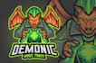 do modern high quality good looking evil logo