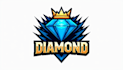 create beautiful diamond logo  in my style