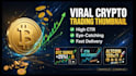 design bitcoin and crypto trading youtube thumbnails