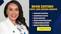 copy and line edit romance novel, fantasy book editor, ebook proofreading