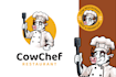 do modern hgih quality outstanding beef logo