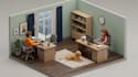 create a 3d isometric animated explainer video isometric diorama
