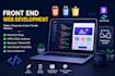be your front end web developer for modern UI design