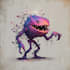 design scary horror creature and character concept art