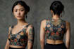 making a unique japanese tattoo design