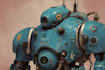 make amazing character mecha robot illustration