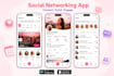 develop ai social networking app, community event and chat app