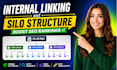 optimize internal linking using silo structure for SEO rankings
