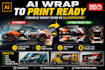 convert your ai wrap concept into a print ready vehicle wrap design