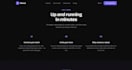 design a stunning modern landing page with html css and javascript