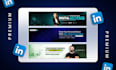 design premium linkedin banner
