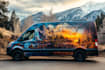 draw car wrap, van wrap design vehicle wrap