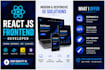 build responsive react js frontend UI or landing page