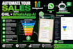 create whatsapp automation gohighlevel sales funnel with chatbot