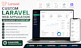 build custom laravel web application with rest api
