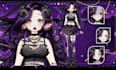 create a live2d vtuber model, 2d vtuber, character design in anime art