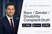 draft a powerful discrimination complaint based on race gender or disability