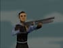 3d retro style, ps1 ps2 model, psx, n64 character, 3d low poly model,game asset