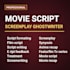 movie script screenwriting screenplay pilot feature film tv series script recap