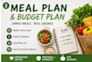 create a personalized meal and budget plan