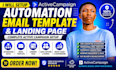 setup activecampaign automation email and landing page