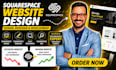 design squarespace website, redesign squarespace website seo landing page