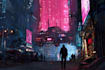 making a cyberpunk character art