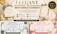 design elegant wedding welcome sign seating chart invitation wedding signage